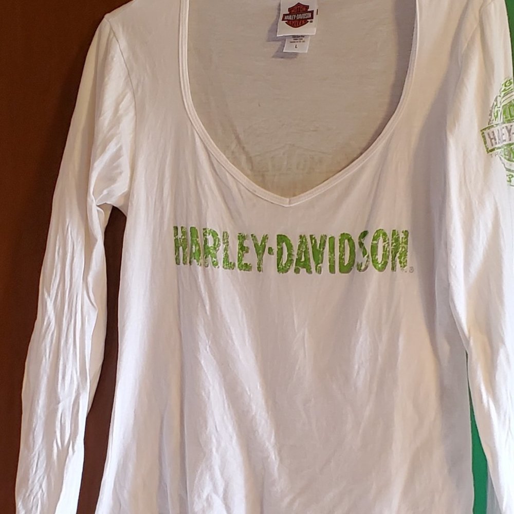 Ladies Long Sleeve Harley Shirt